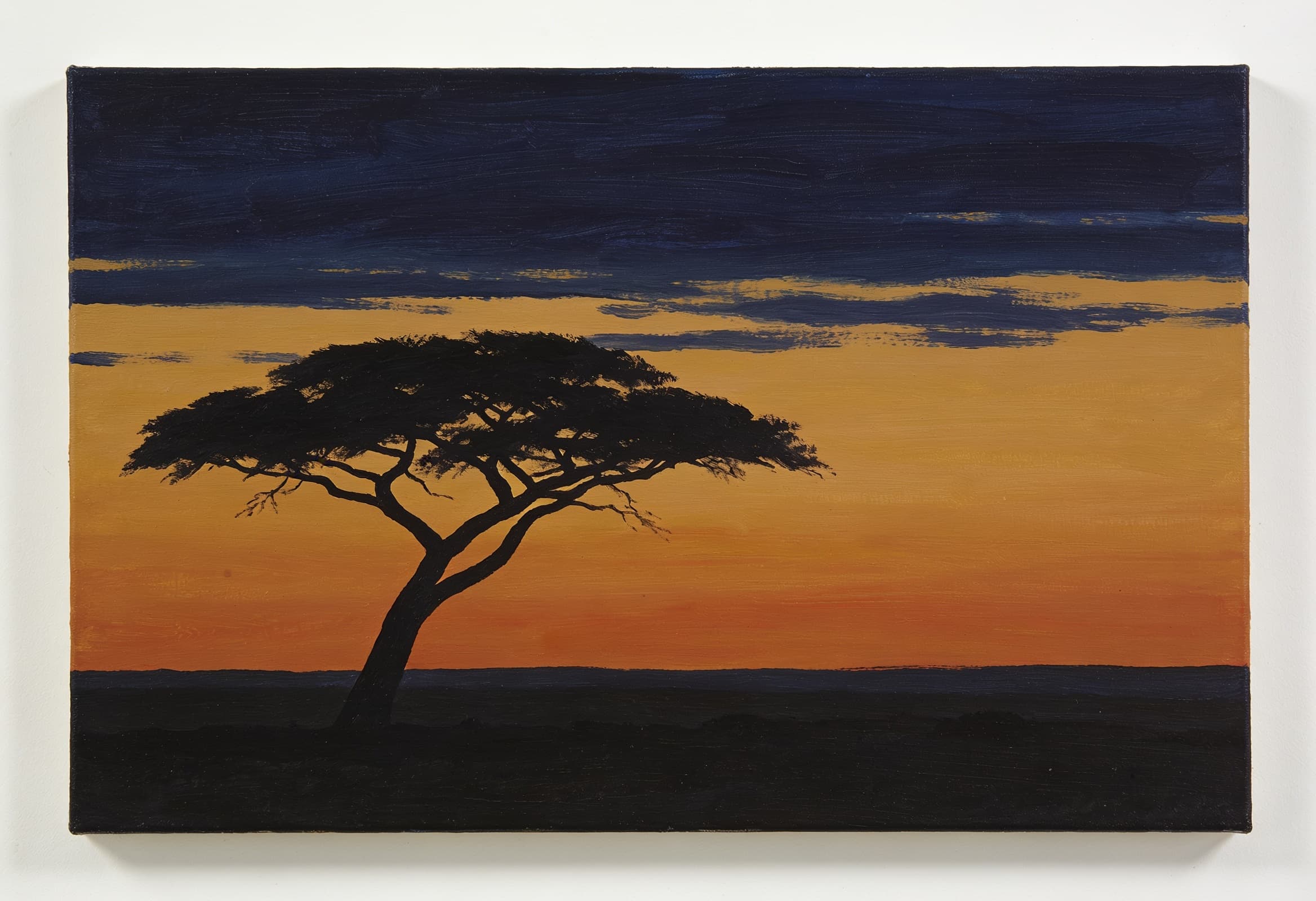 Savane au crépuscule par Aïcha Koné — Acrylique, peinture
